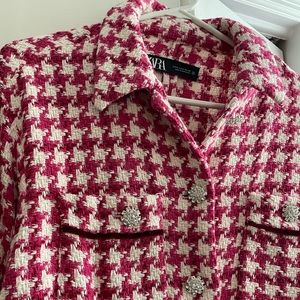 Zara Cropped Tweed Jacket